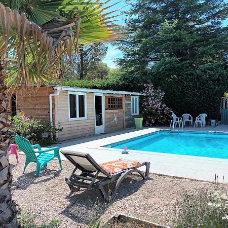 Chalet Banane Devant Piscine, A 6Km Du Festival De Piano De La Roque D'Antheron Rognes Eksteriør bilde