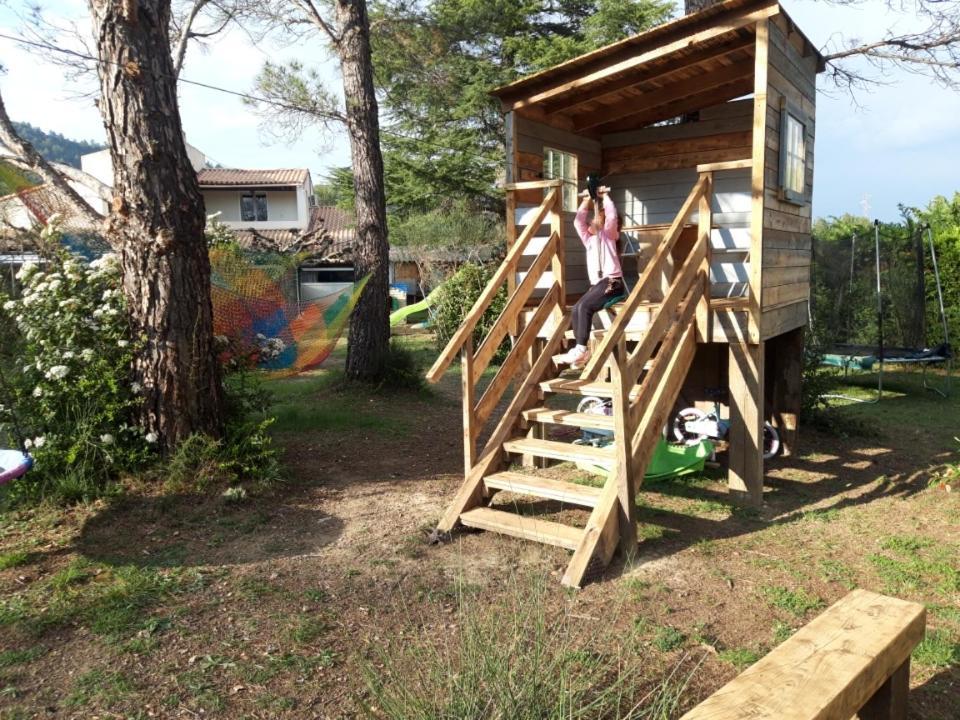Chalet Banane Devant Piscine, A 6Km Du Festival De Piano De La Roque D'Antheron Rognes Eksteriør bilde